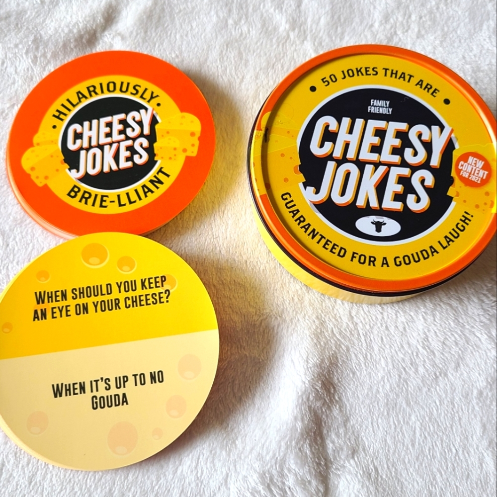 Cheesy Jokes Tin